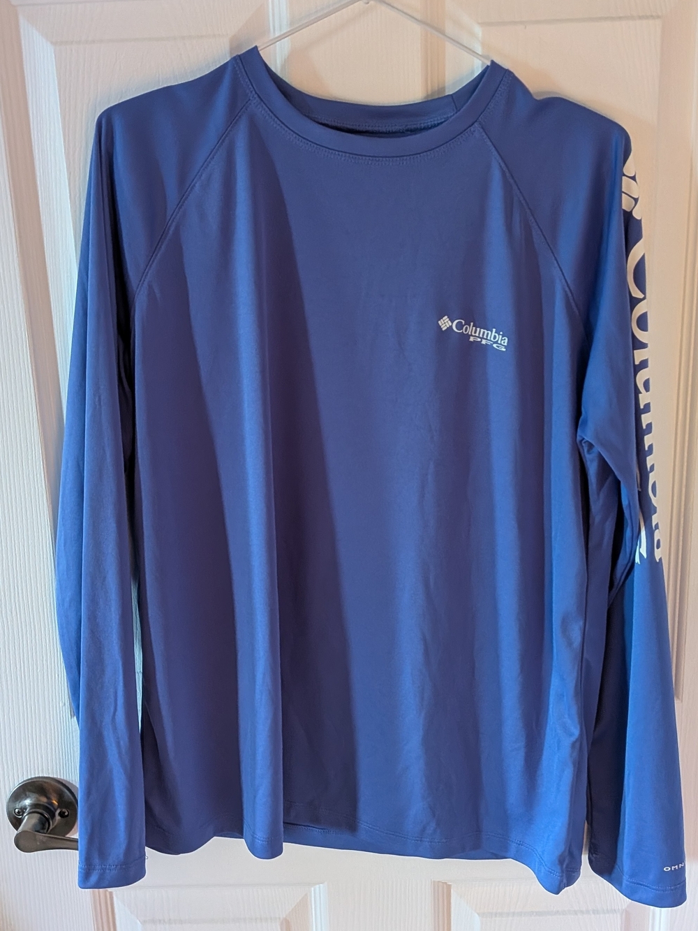 Columbia Men’s Long Sleeve Performance Shirt - Blue